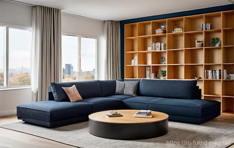 가구디자인 필수 이론 - **Prompt: Ergonomic and Natural Home Office**
    A bright, minimalist home office bathed in soft na...